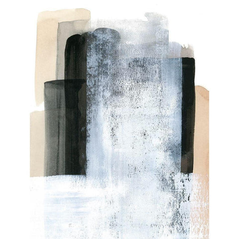Winter Drift I Black Modern Wood Framed Art Print by Popp, Grace