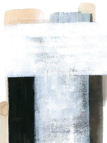 Winter Drift II White Modern Wood Framed Art Print with Double Matting by Popp, Grace