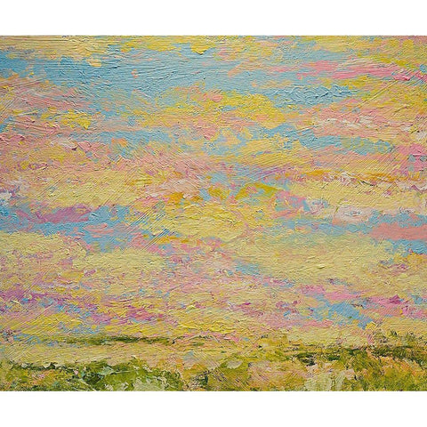 Sky Light Black Modern Wood Framed Art Print with Double Matting by Friedlander, Allan