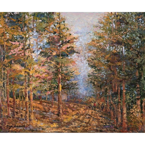 Natures Morning I White Modern Wood Framed Art Print by Kiggins, Debbie