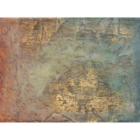 Rising Sign Gold Ornate Wood Framed Art Print with Double Matting by Stramel, Renee W.