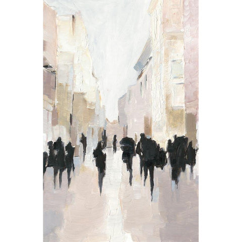 Passing Rain I White Modern Wood Framed Art Print by Harper, Ethan