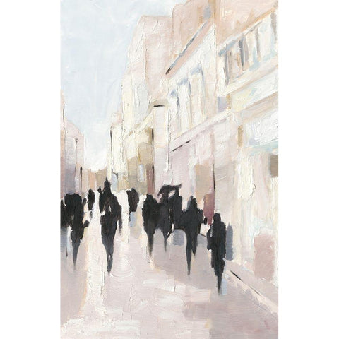 Passing Rain II Black Modern Wood Framed Art Print with Double Matting by Harper, Ethan