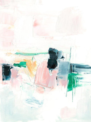 Bubble Gum Candy II White Modern Wood Framed Art Print with Double Matting by Harper, Ethan