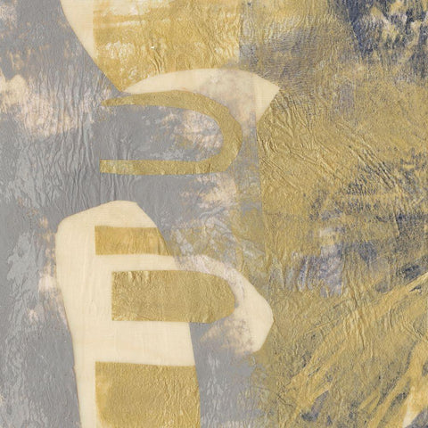 Inverted Neutrals II White Modern Wood Framed Art Print by Goldberger, Jennifer