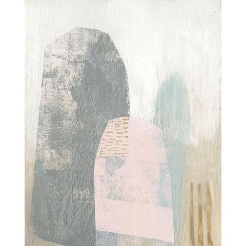 Arranged II White Modern Wood Framed Art Print by Goldberger, Jennifer