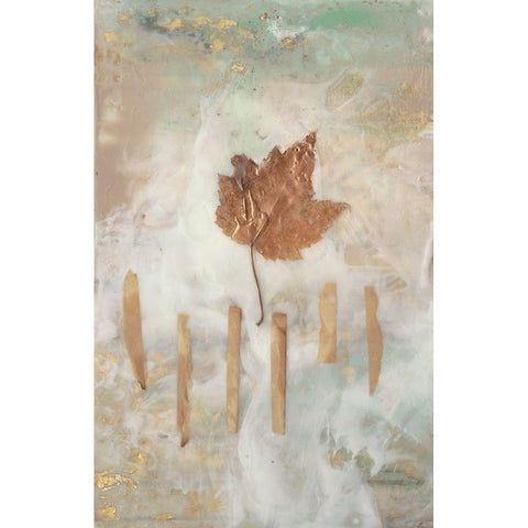 Bronzed in Wax II White Modern Wood Framed Art Print by Goldberger, Jennifer