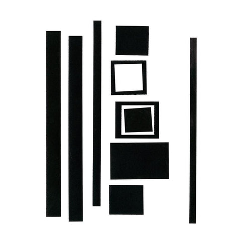 Prestige I Black Modern Wood Framed Art Print by Moore, Regina