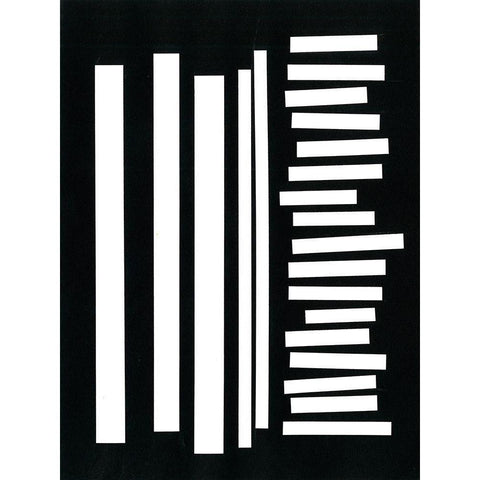 Prestige VIII Black Modern Wood Framed Art Print with Double Matting by Moore, Regina