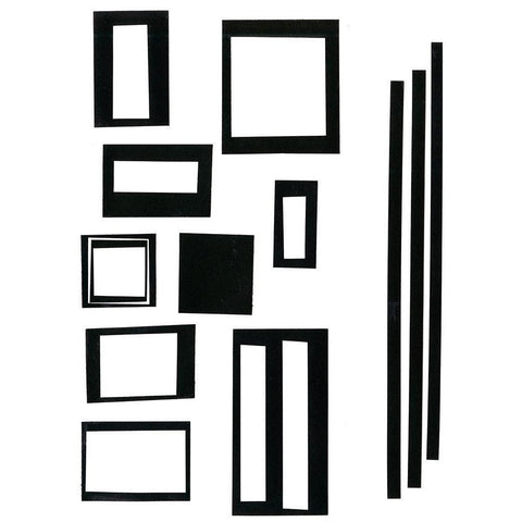 Prestige IX White Modern Wood Framed Art Print by Moore, Regina