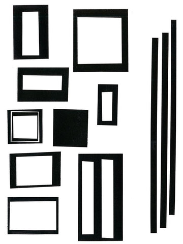 Prestige IX Black Ornate Wood Framed Art Print with Double Matting by Moore, Regina