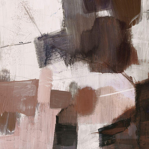 Melange II Black Modern Wood Framed Art Print by Borges, Victoria