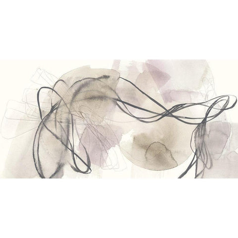 Umber Undulation II Gold Ornate Wood Framed Art Print with Double Matting by Goldberger, Jennifer