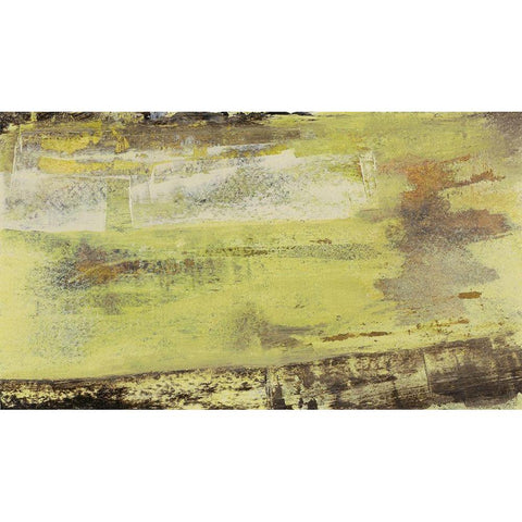 Tangent II Black Modern Wood Framed Art Print with Double Matting by Gordon, Sharon