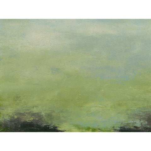 Elevated View IV Black Modern Wood Framed Art Print with Double Matting by Gordon, Sharon