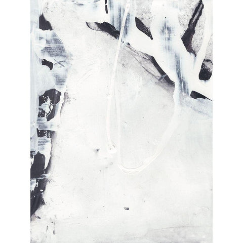 Fire and Ice II Black Modern Wood Framed Art Print by Combs, Joyce