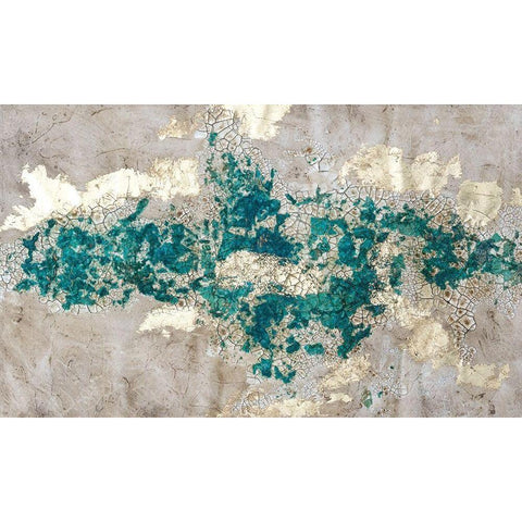 Mineral Drift I Gold Ornate Wood Framed Art Print with Double Matting by Willett, Michael