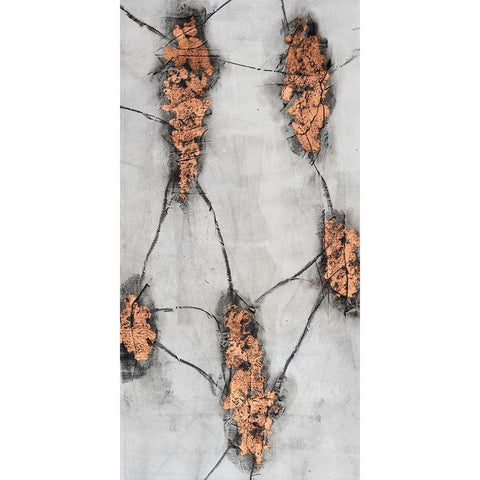 Static Conductor II Black Modern Wood Framed Art Print with Double Matting by Willett, Michael