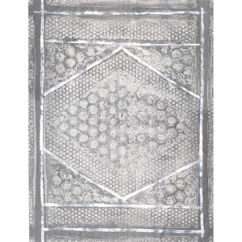Neutral Aztec I Gold Ornate Wood Framed Art Print with Double Matting by Guthrie, Jenna