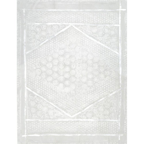 Neutral Aztec II Black Modern Wood Framed Art Print with Double Matting by Guthrie, Jenna