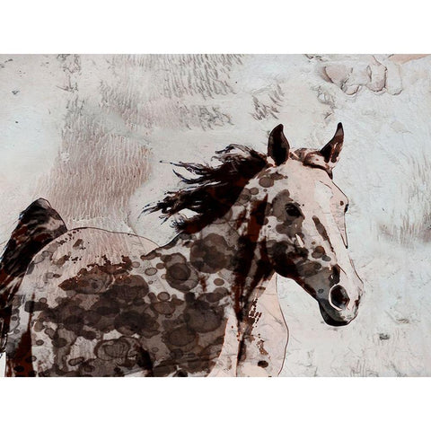 Winner Horse II Gold Ornate Wood Framed Art Print with Double Matting by Orlov, Irena