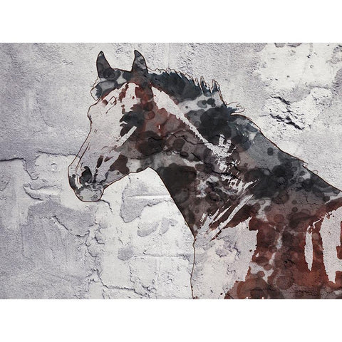 Winner Horse IV Gold Ornate Wood Framed Art Print with Double Matting by Orlov, Irena