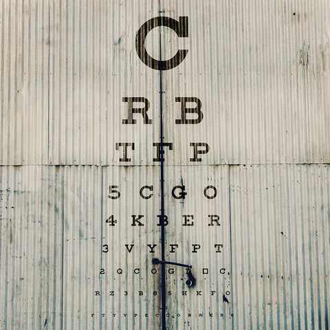 Found Symbols II Black Modern Wood Framed Art Print with Double Matting by Brown, Thomas