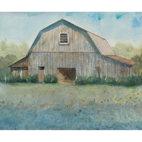 Country Life II White Modern Wood Framed Art Print by OToole, Tim