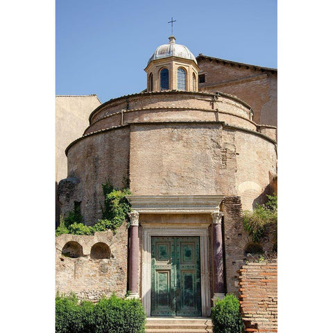 Rome Landscape III Gold Ornate Wood Framed Art Print with Double Matting by DeNardo, Laura