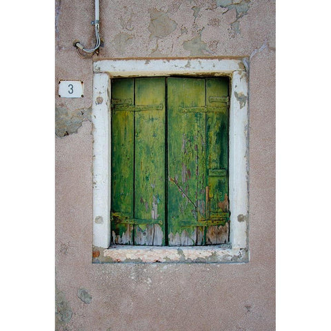Windows and Doors of Venice III White Modern Wood Framed Art Print by DeNardo, Laura