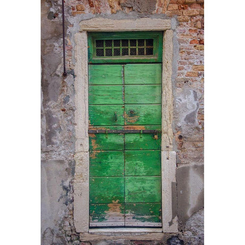 Windows and Doors of Venice VII Black Modern Wood Framed Art Print by DeNardo, Laura