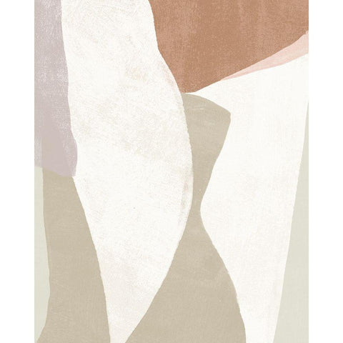 Symphonic Shapes VII Black Modern Wood Framed Art Print with Double Matting by Vess, June Erica