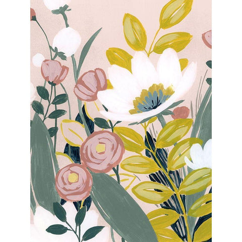 Garden Sketch II Black Modern Wood Framed Art Print by Popp, Grace