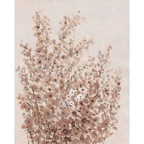 Rustic Wildflowers I White Modern Wood Framed Art Print by OToole, Tim