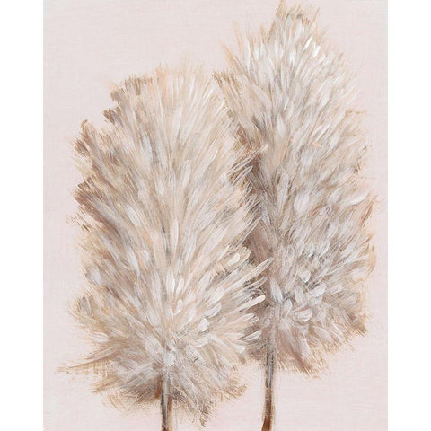 Pampas Grass III Gold Ornate Wood Framed Art Print with Double Matting by OToole, Tim