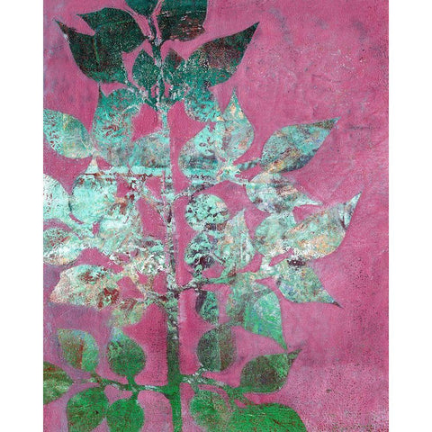 Mono Branch II White Modern Wood Framed Art Print by Moore, Regina