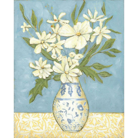 Springtime Bouquet II Gold Ornate Wood Framed Art Print with Double Matting by Zarris, Chariklia