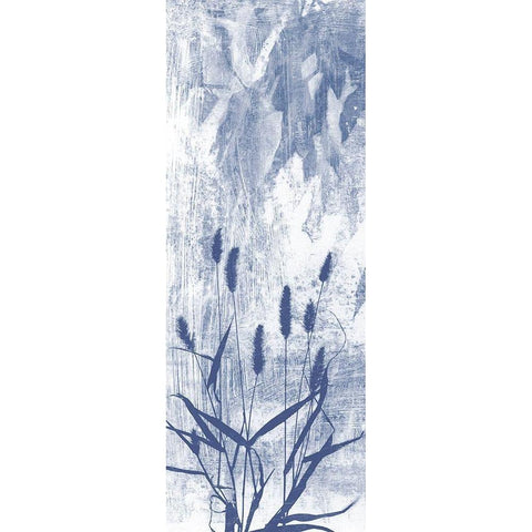 Indigo Exposure III Black Modern Wood Framed Art Print with Double Matting by Goldberger, Jennifer