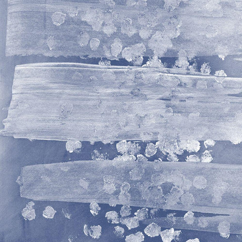 Indigo Rule IV Black Modern Wood Framed Art Print by Meagher, Megan