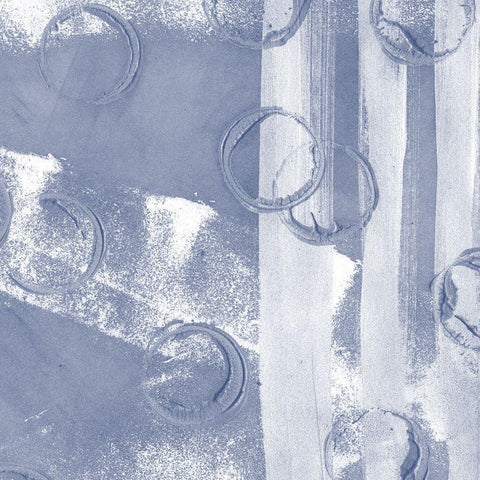 Indigo Rule IX White Modern Wood Framed Art Print by Meagher, Megan