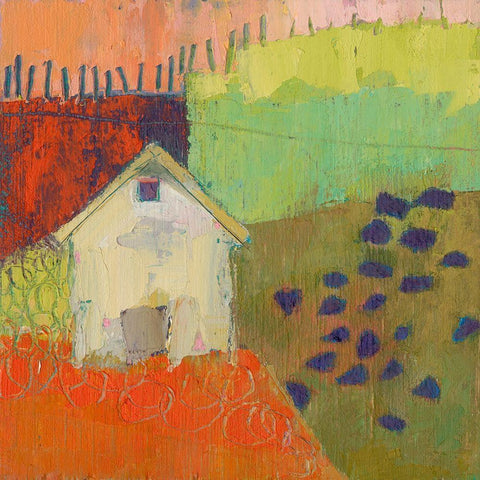 Rewy Barn Black Modern Wood Framed Art Print by Jachimiec, Sue