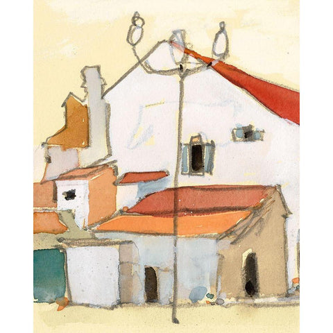 Frigiliana, Spain II White Modern Wood Framed Art Print by Dixon, Samuel