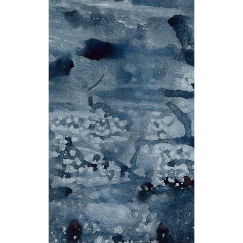 Spindrift I White Modern Wood Framed Art Print by Binder, Vanessa