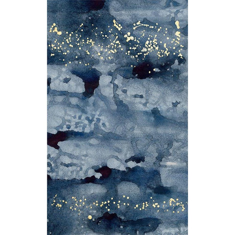 Spindrift II Gold Ornate Wood Framed Art Print with Double Matting by Binder, Vanessa