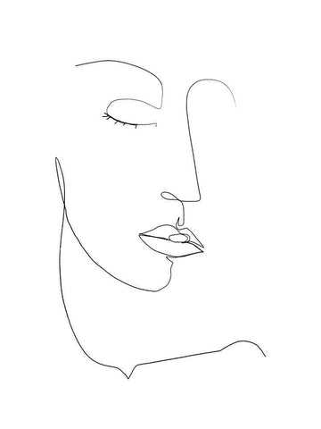 Memory of Her II White Modern Wood Framed Art Print with Double Matting by Popp, Grace