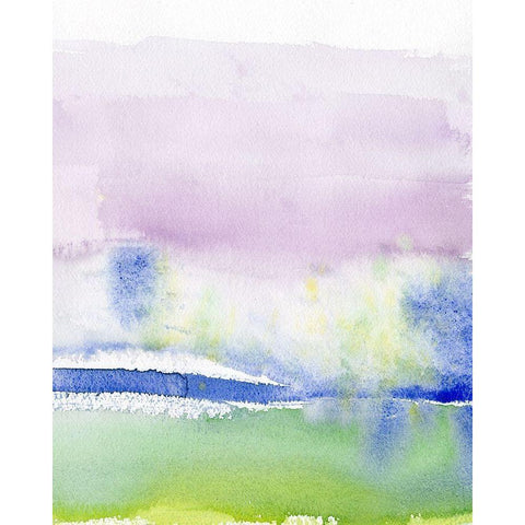 Into the Mystic II White Modern Wood Framed Art Print by Ludwig, Alicia