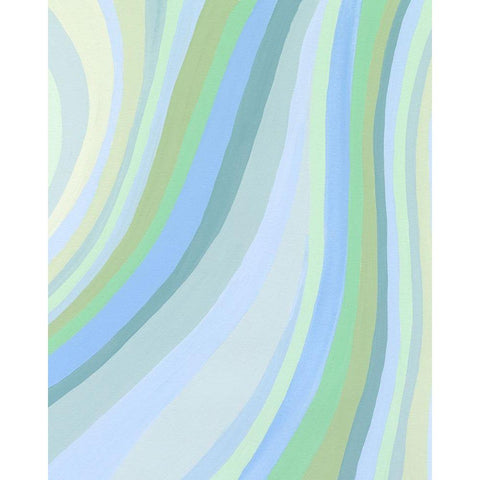 Natural Flow II Gold Ornate Wood Framed Art Print with Double Matting by Moore, Regina