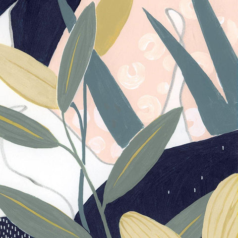 Flores Noche III Black Modern Wood Framed Art Print by Popp, Grace