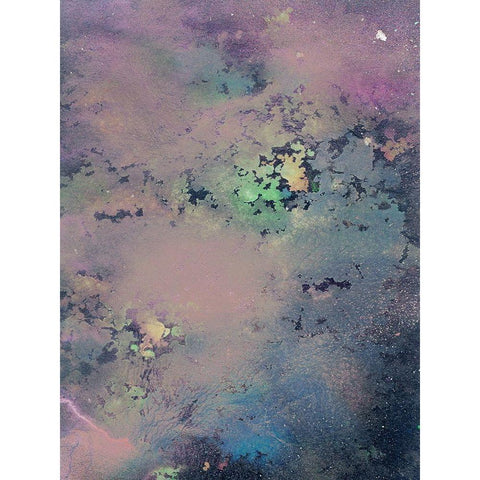 Cosmic Unicorn I White Modern Wood Framed Art Print by Ilosky, Pam