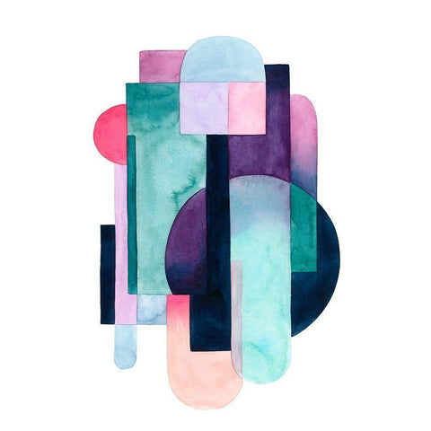 Urban Deco I Black Modern Wood Framed Art Print by Popp, Grace
